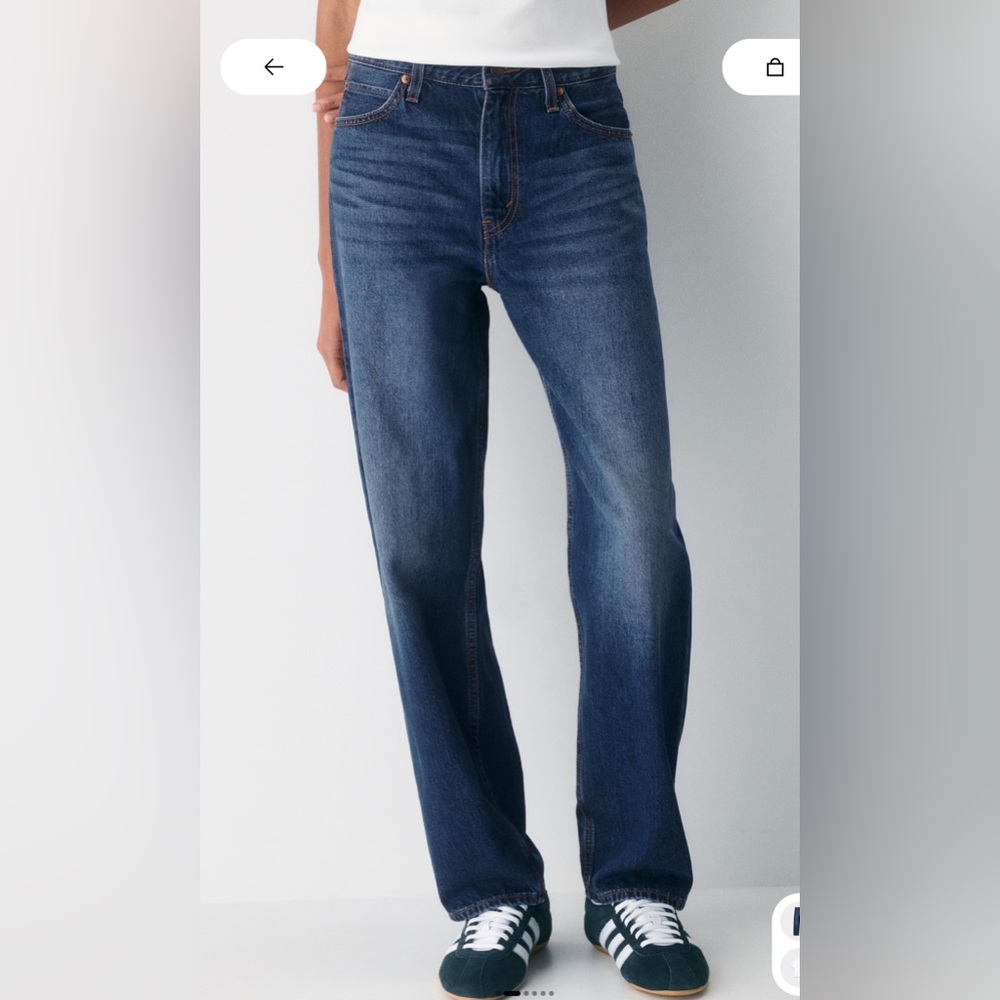 Levi's Straight Leg Women's “Dad” Jeans - Size 24 - Picture 3 of 5